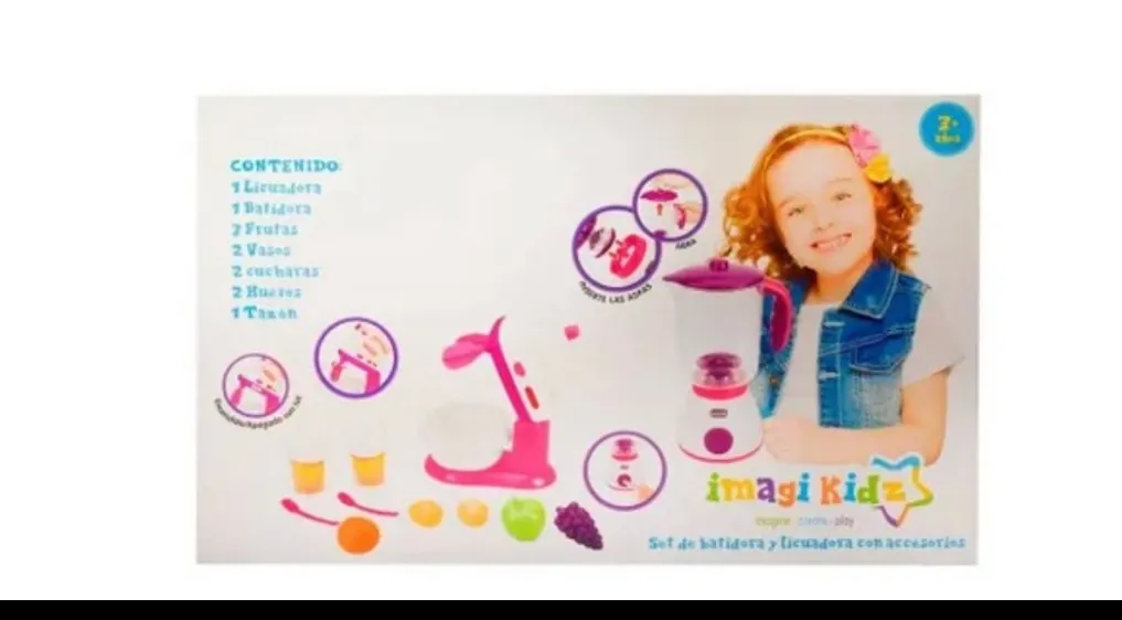 Set de Batidora y Licuadora Imagi Kidz con Accesorios 12 Piezas 2