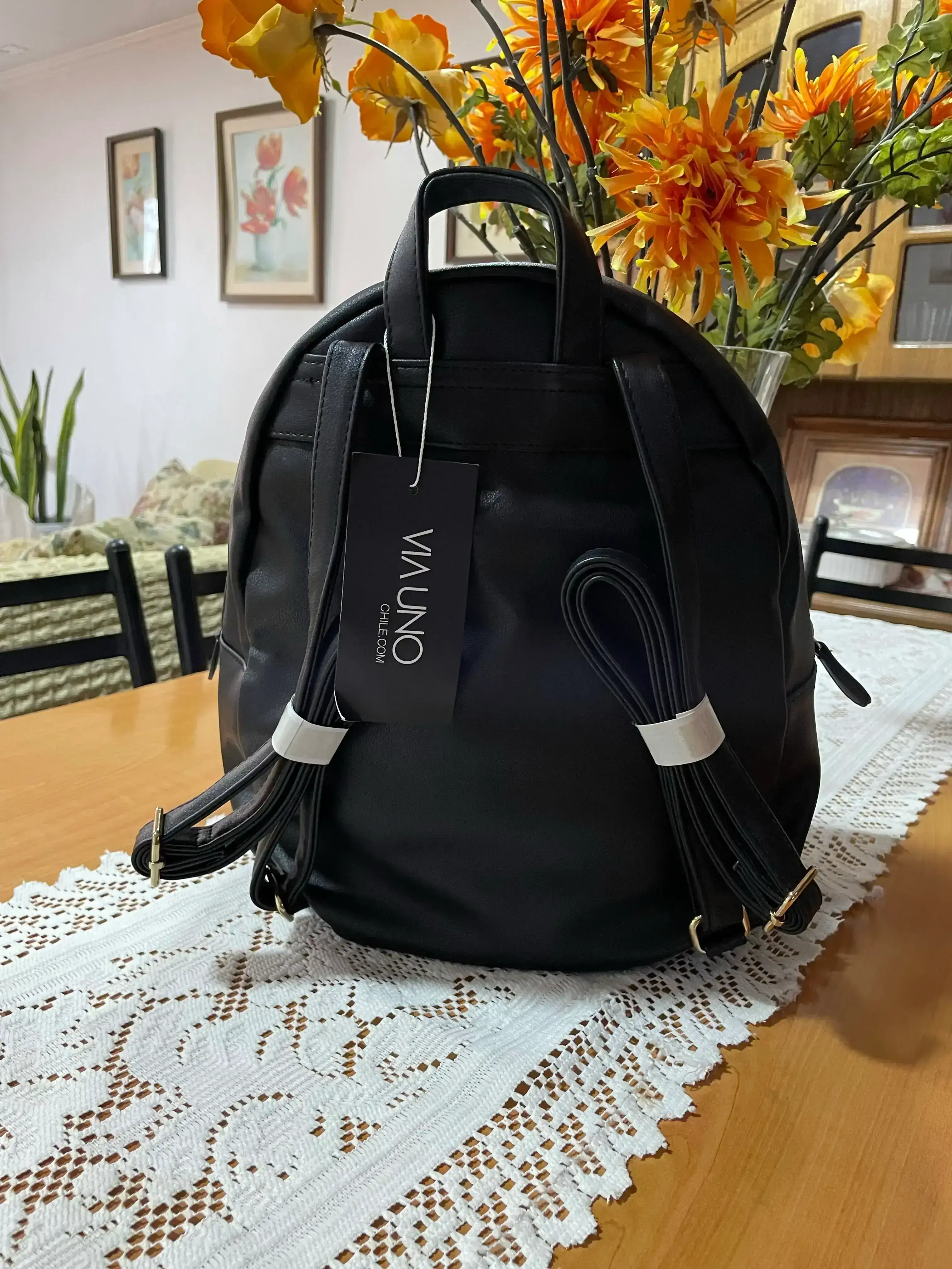 Mochila negra via uno  3