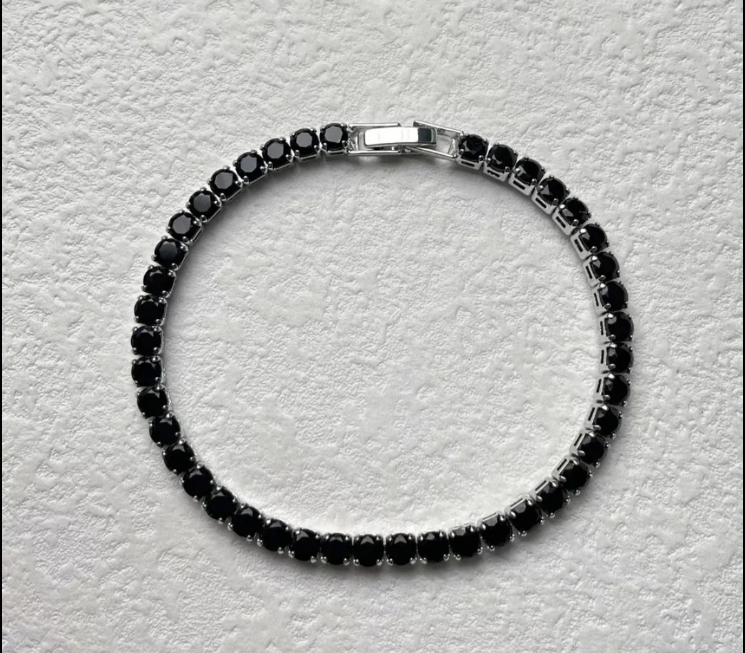 Pulsera Tenis Black P2277