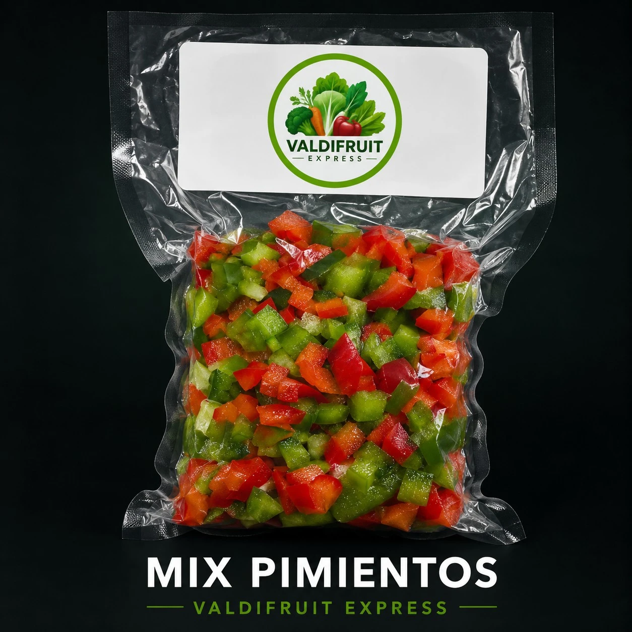 Pimentón Rojo y Verde en Cubos 250 gramos