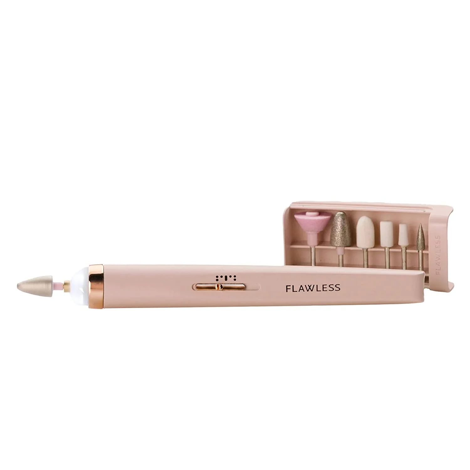 Kit Lima Pulidor Uñas Recargable 5 Puntas Led