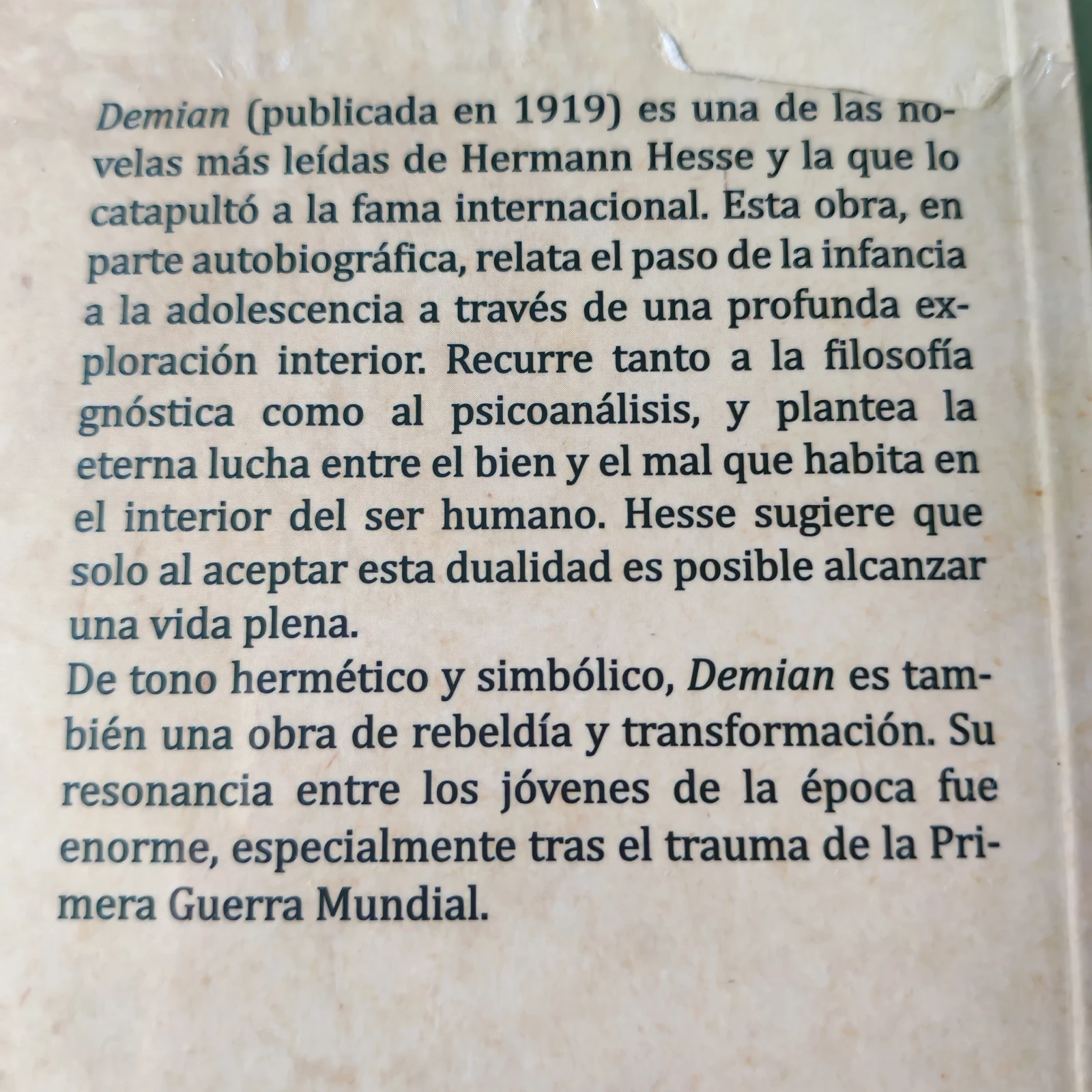 Demian , Hermann Hesse , nuevo  3