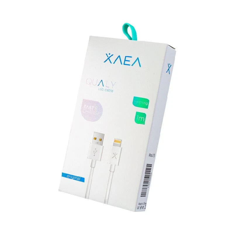 CABLE USB MOD 75 QUALY 4.4 AMP – XAEA – LIGHTNING – 1 MTS