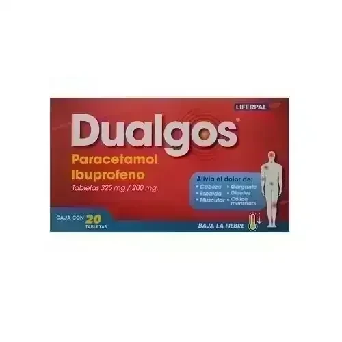 Dualgos paracetamol ibuprofeno 