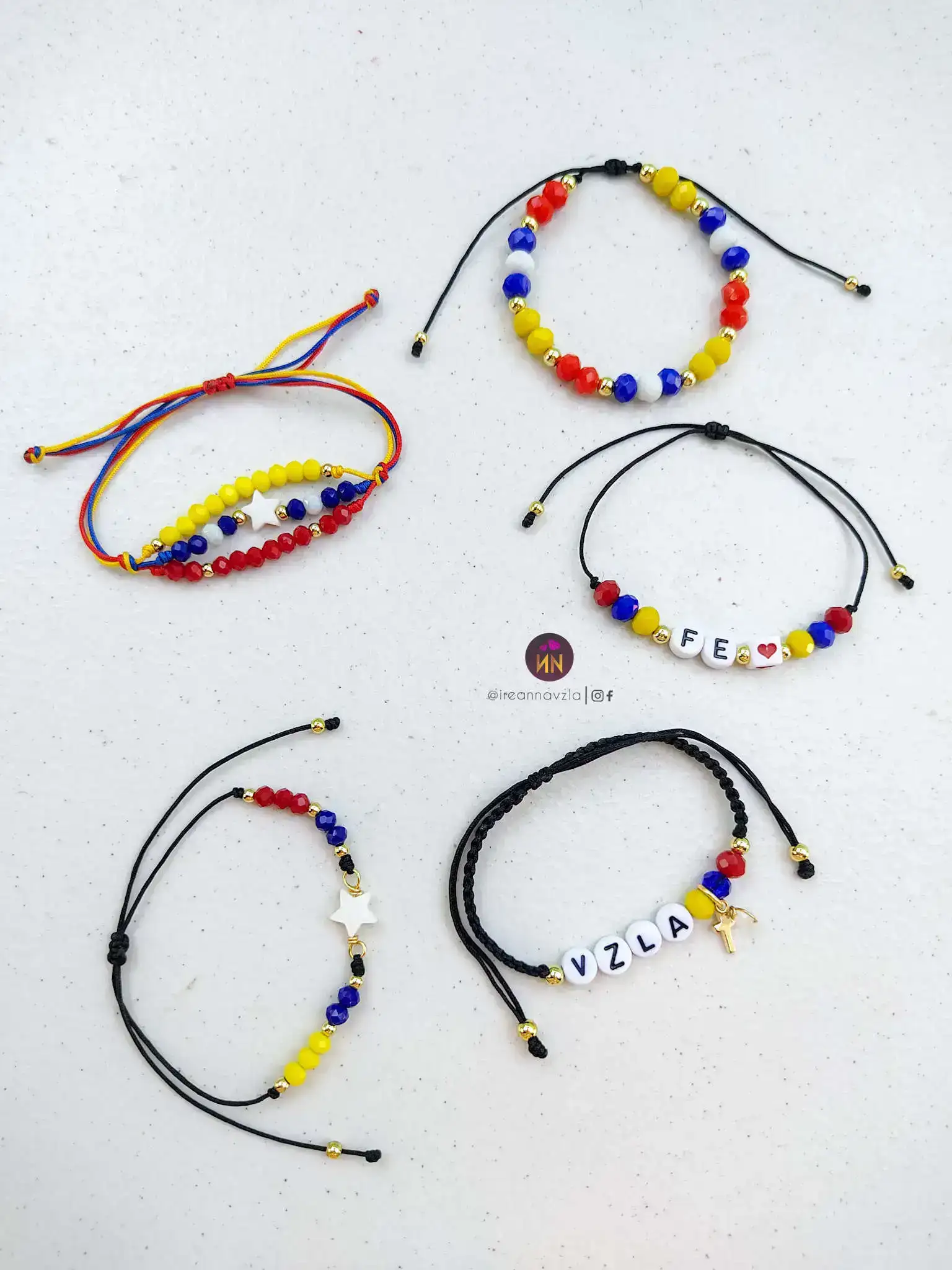 Set de Pulseras tricolor 🇻🇪 3