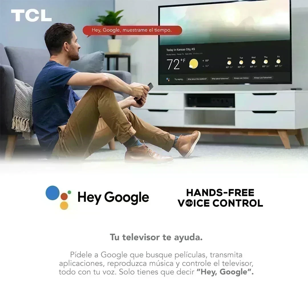 Smart Tv TCL 85" Qled 85C655A 4K HDR Smart TV Google TV 2