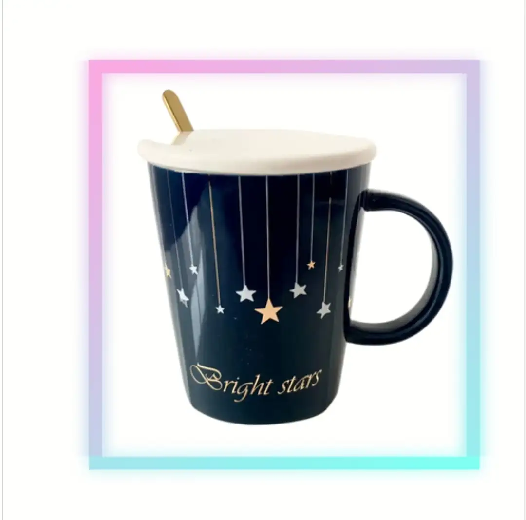 Mug Estelar Con Tapa