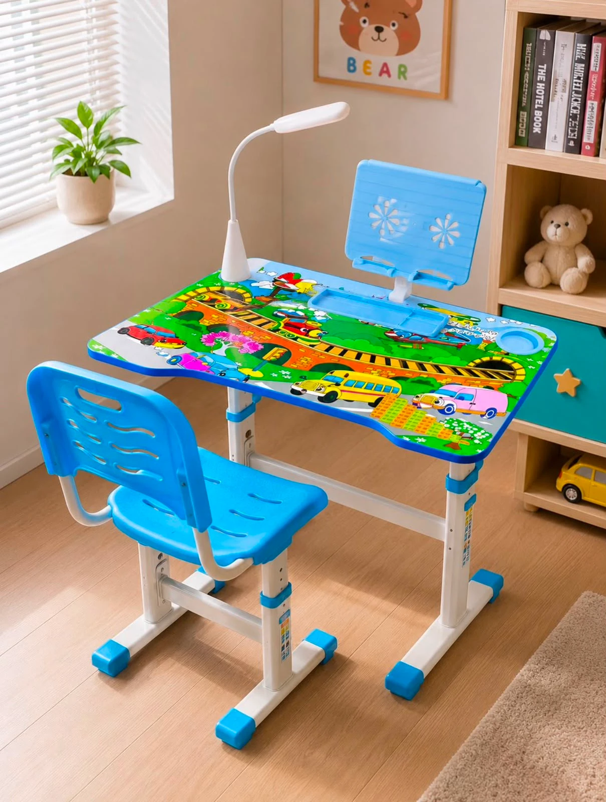 Escritorio Infantil Ajustable con Silla 3