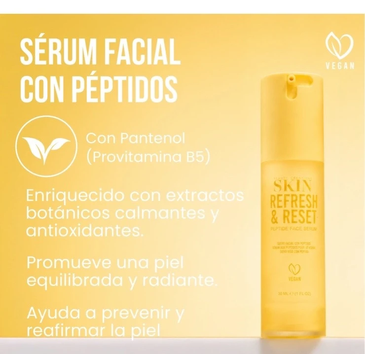 Suero facial con peptidos beauty creations 2