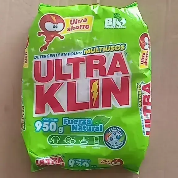 Jabón en polvo Ultra klin de 950 g