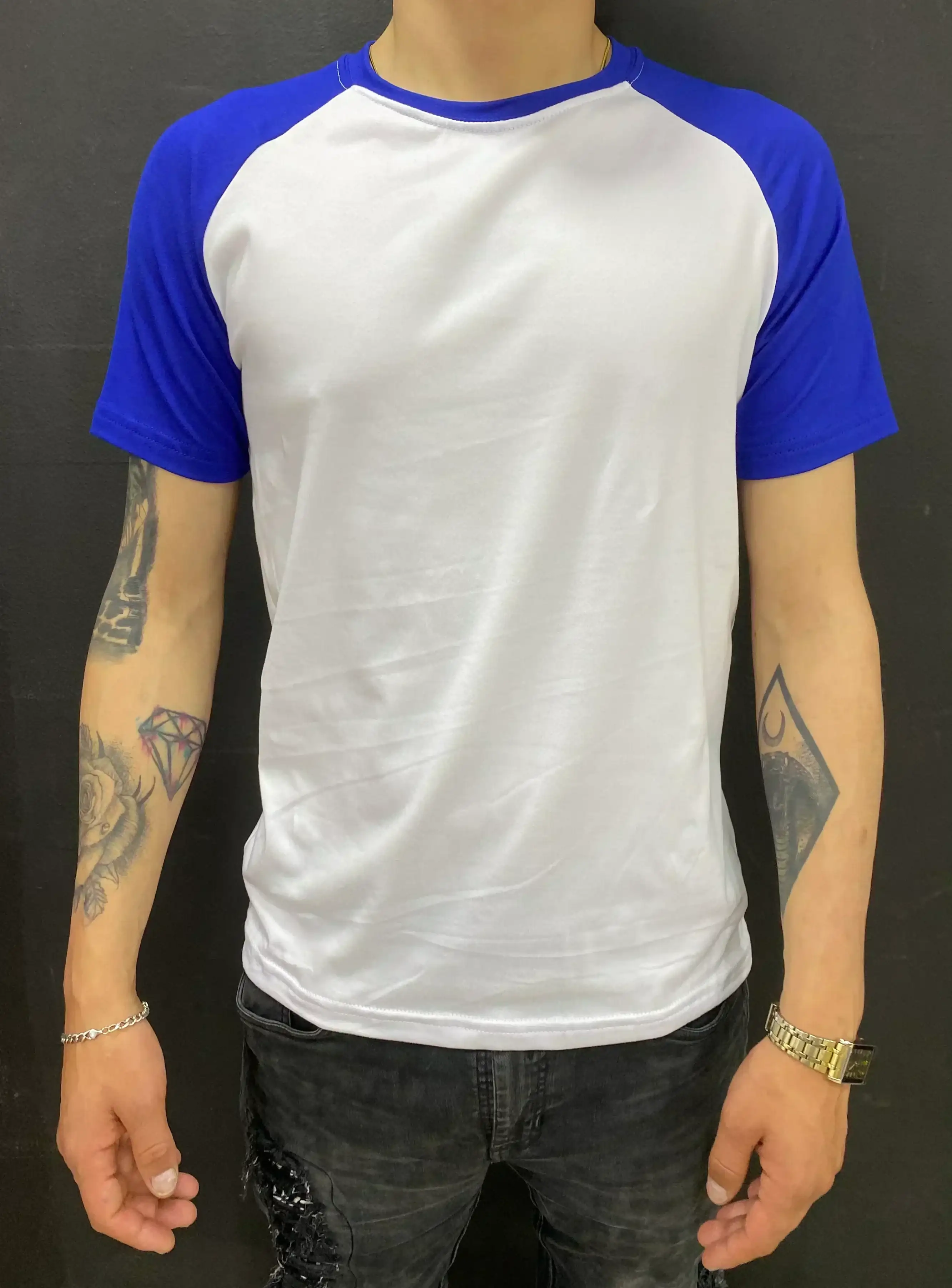 CAMISA RANGLAN AZUL REY P.D