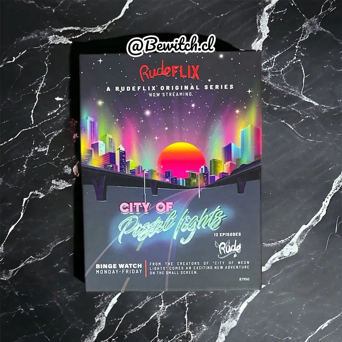 - Paleta de sombras ‘’City of Pastel Lights’’ - Rude Cosmetics🌃 2