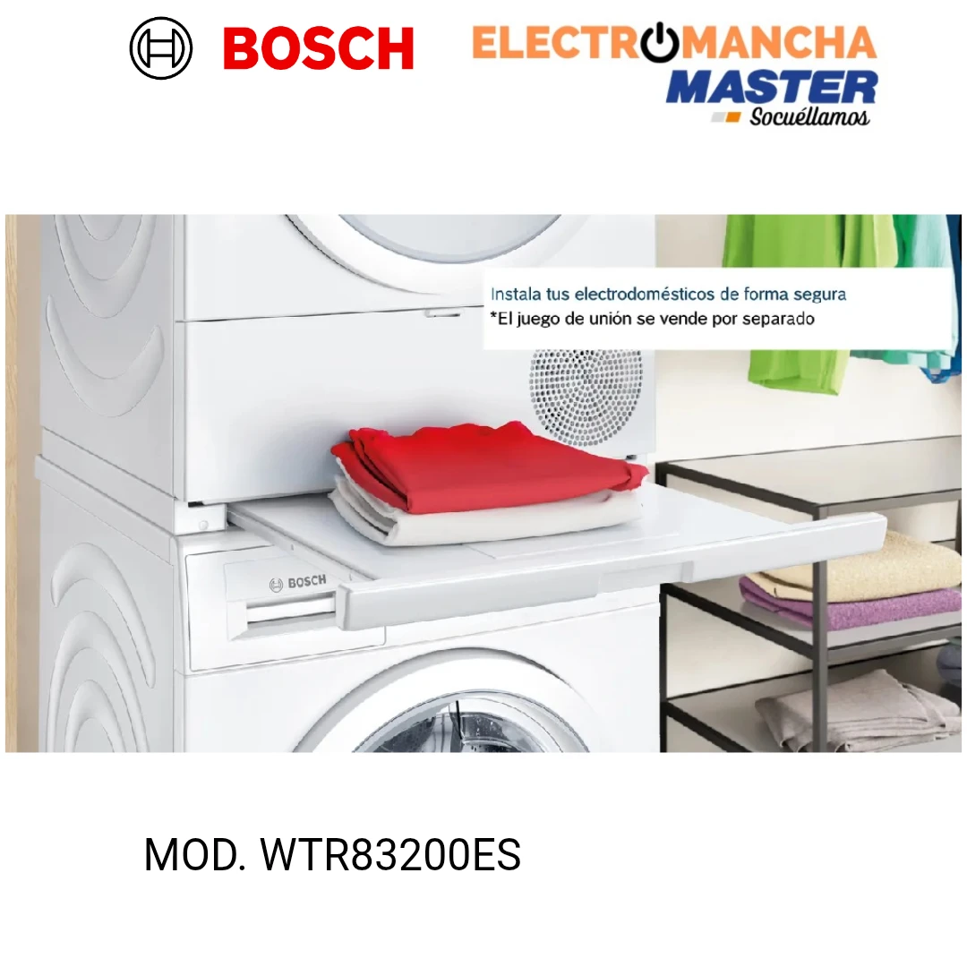 SECADORA BOSCH WTR83200ES 8 KILOS BOMBA DE CALOR E 3