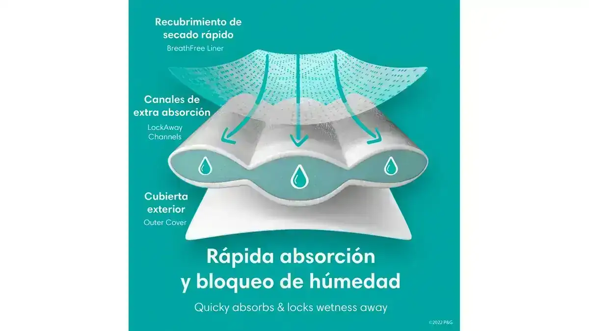 Pañales Pampers Swaddlers Talla 2 - 84 Unidades  2