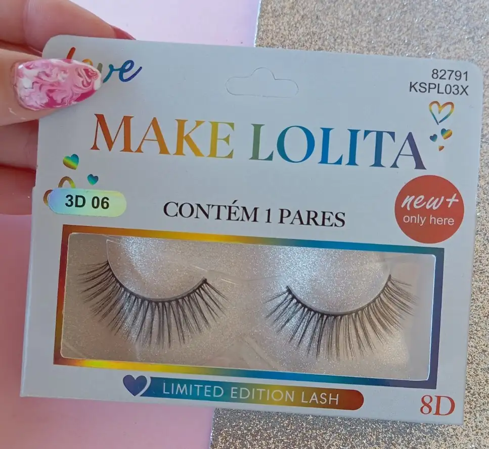 Cílios postiços - Make Lolita 