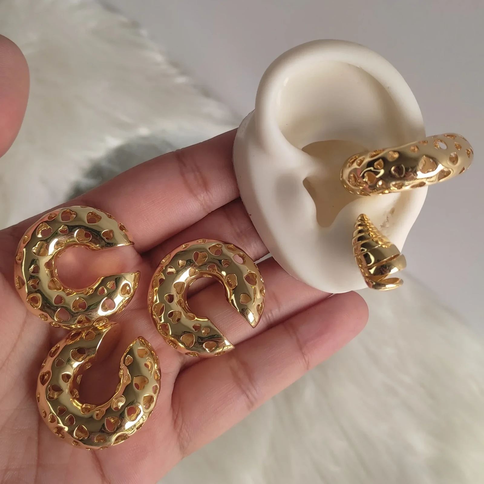 EARCUFF MAXI CHUNKY LOVE 3
