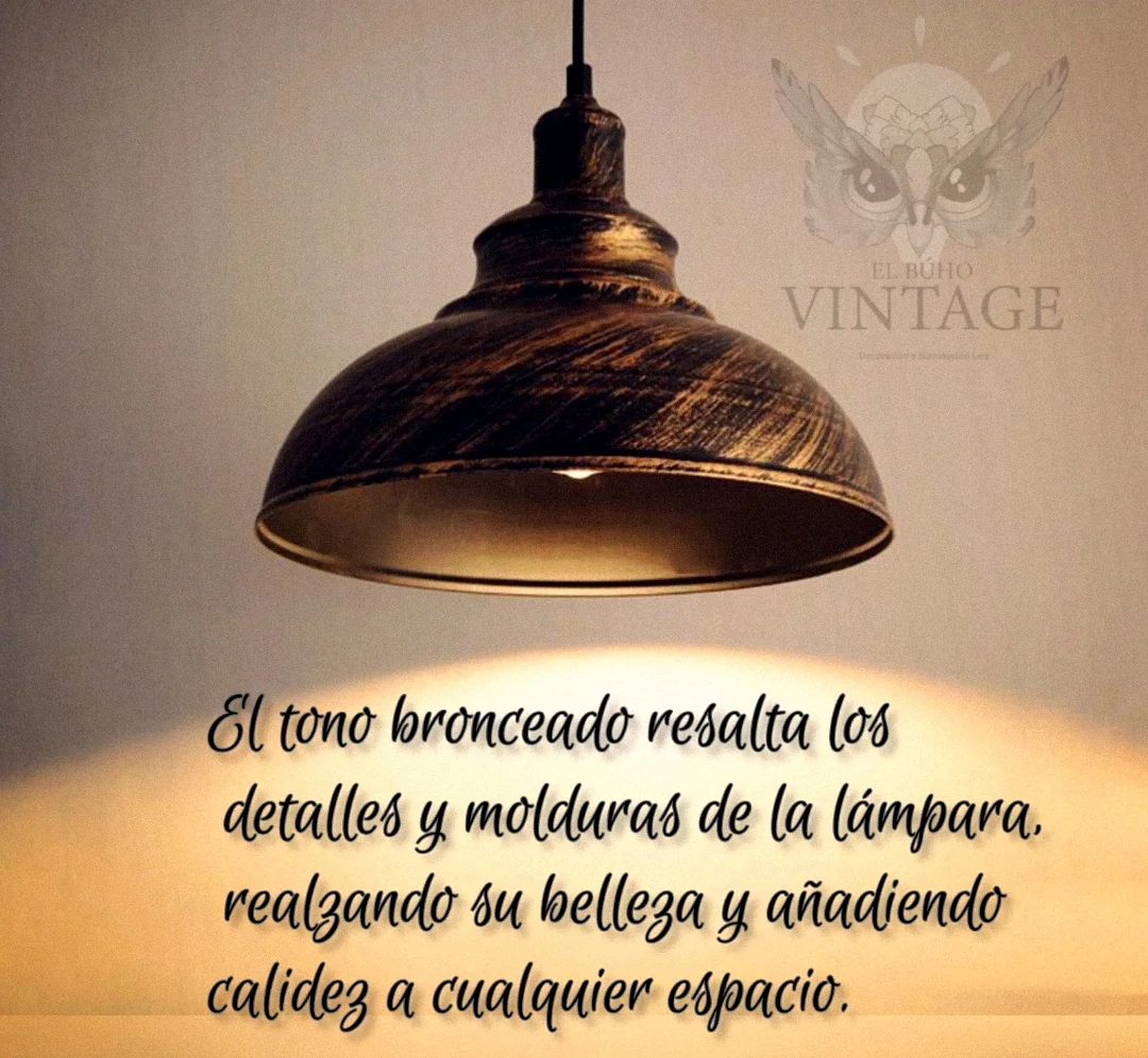 Lámpara Colgante Vintage  6
