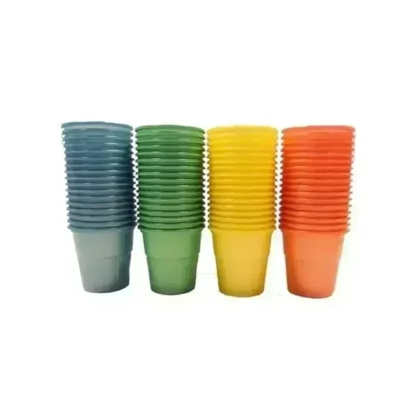 VASOS DESCARTABLES COLOR X 100