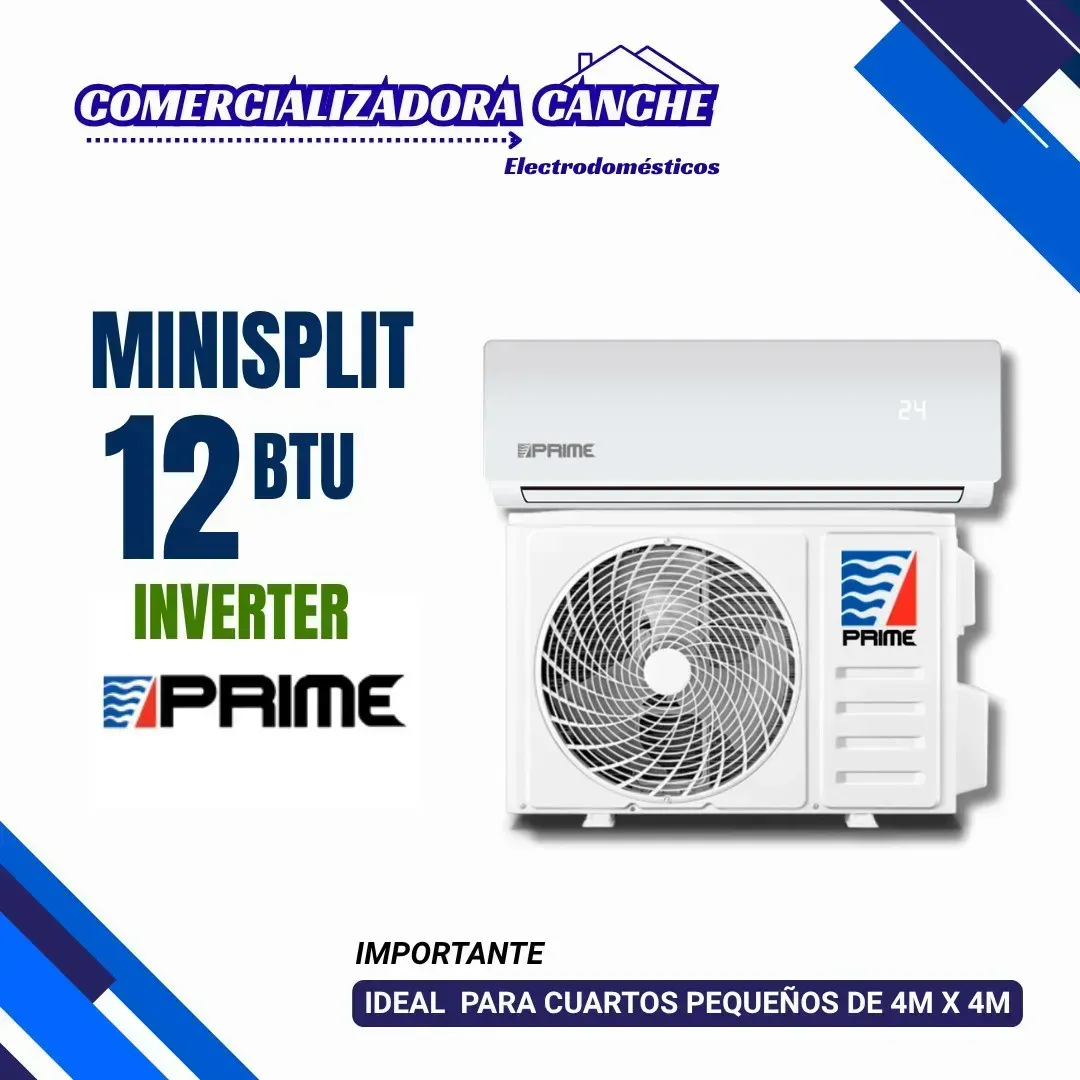 MINISPLIT 12BTU INVERTER PRIME