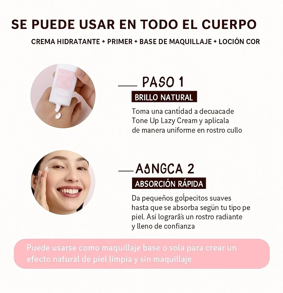 💖 Disunie Tone-Up Lazy Cream con SPF 20  40g 💝 5