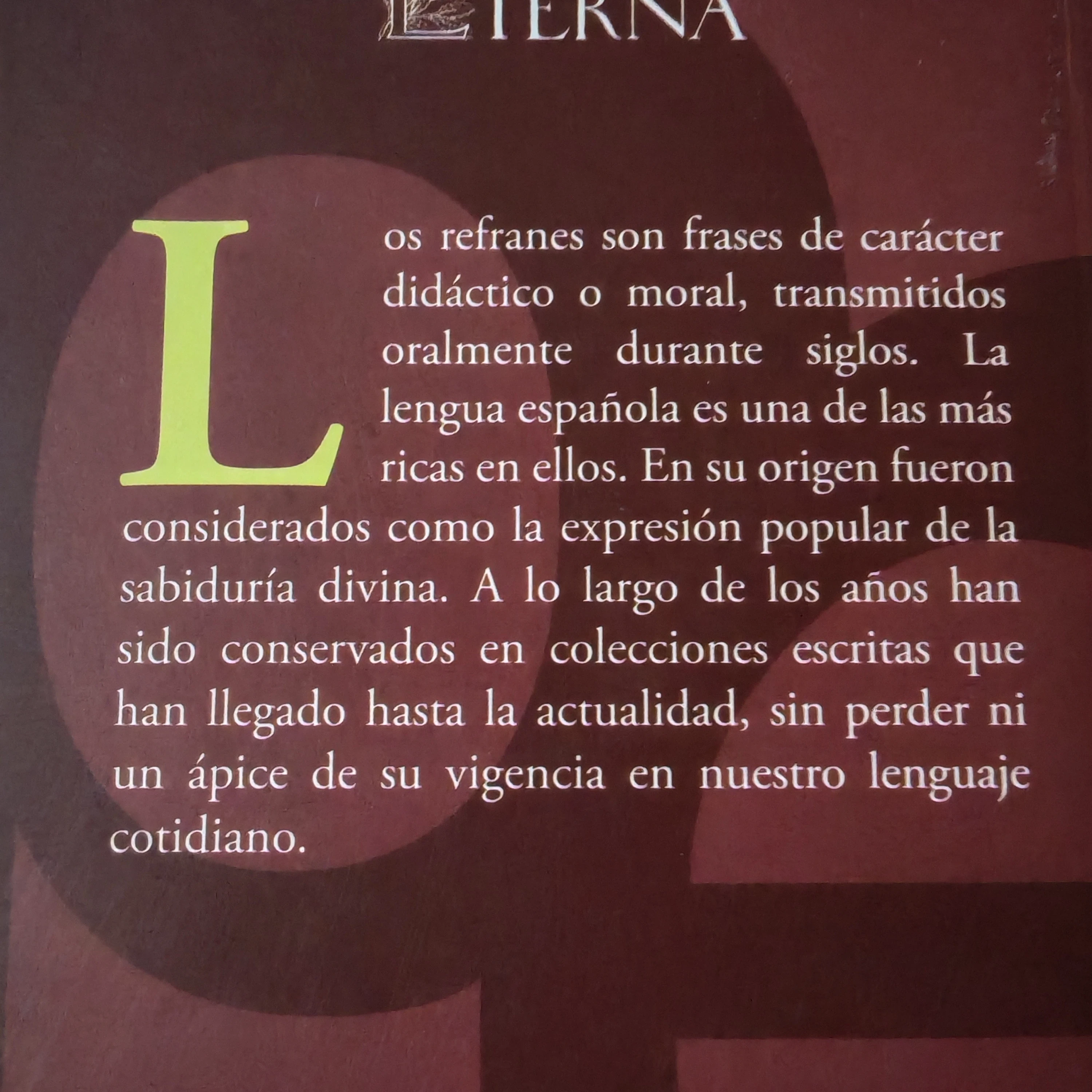 Los mejores refranes de la lengua castellana, nuevo 2