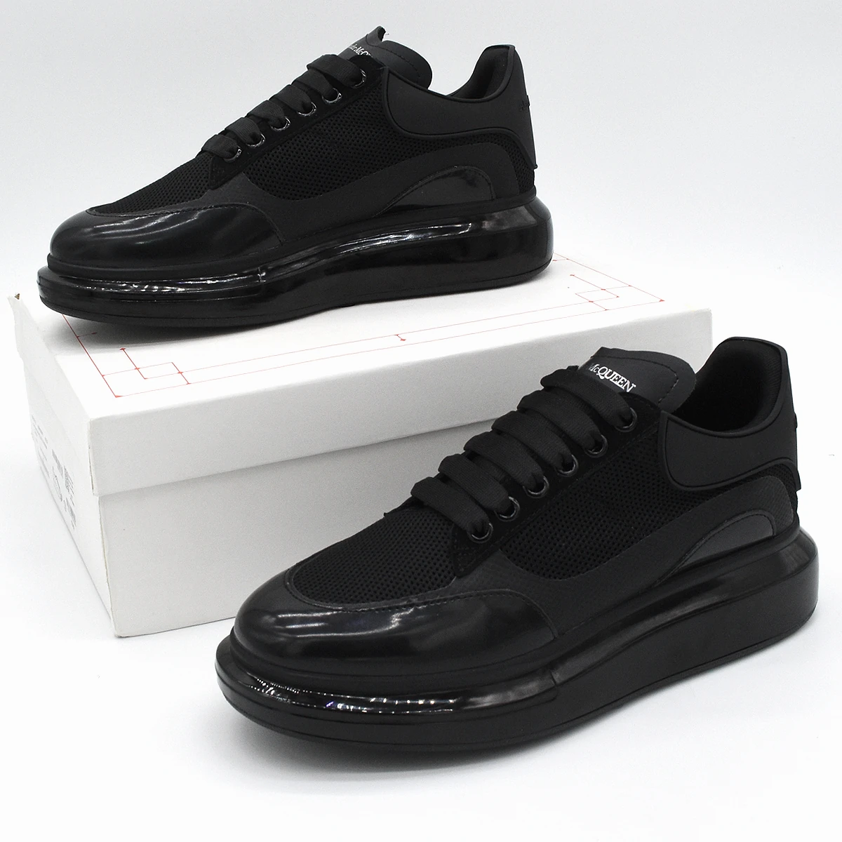 Alexander McQueen Oversized Sneaker 'Black' 2