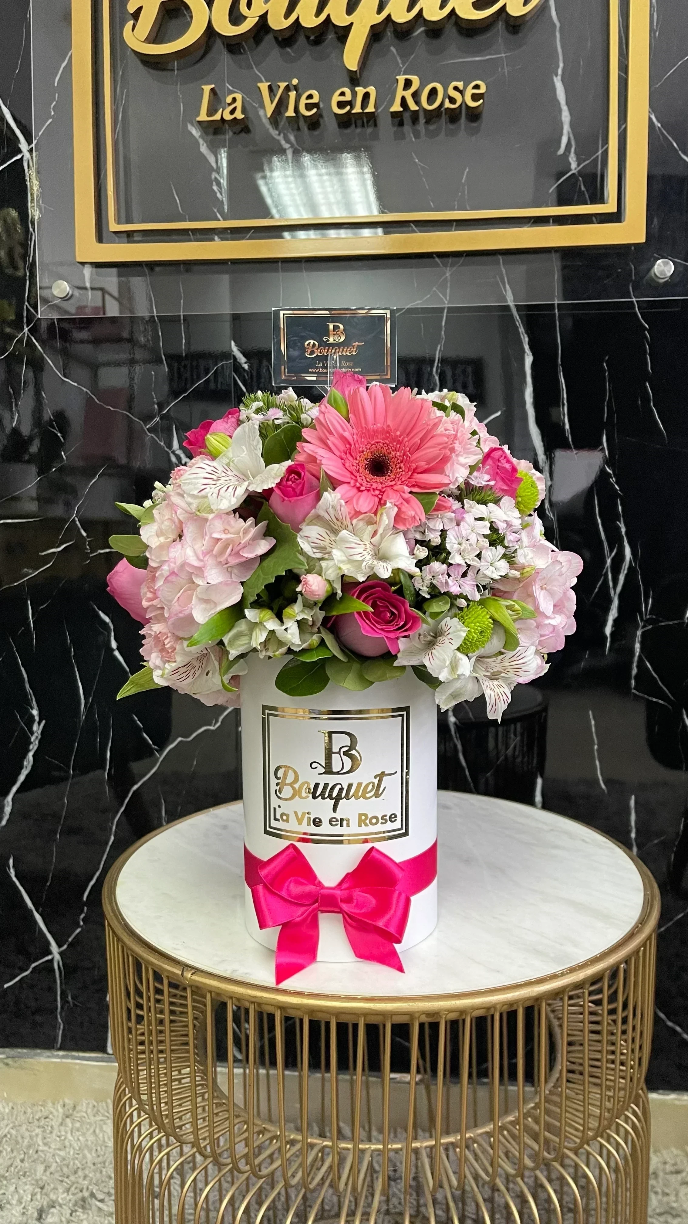 Topiario pequeño flores surtidas 4