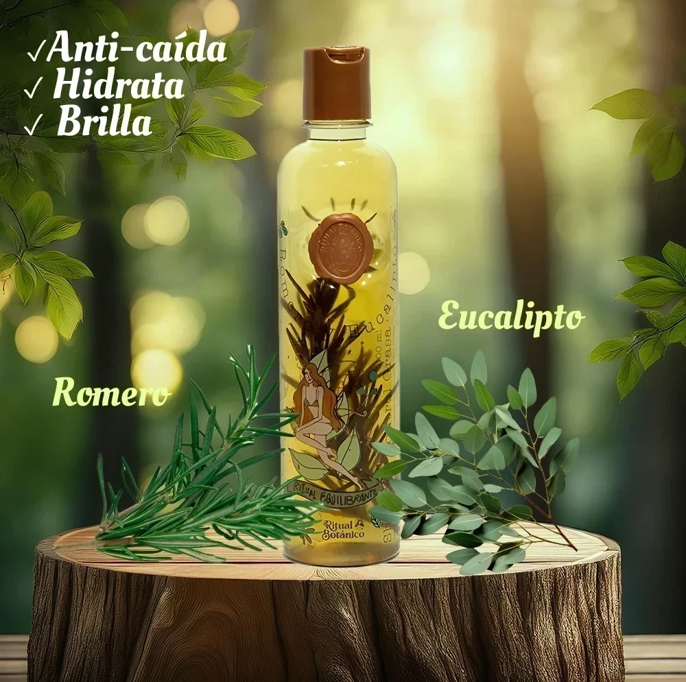 🌿 shampoo Ritual Equilibrante: Romero y Eucalipto 🌿