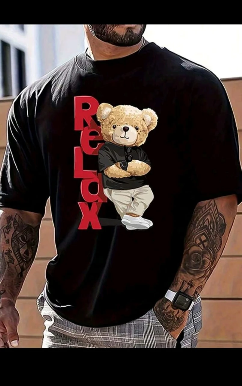 Camiseta casual Relax oso