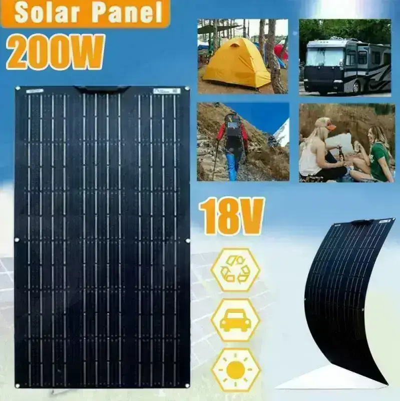 Panel solar flexible 