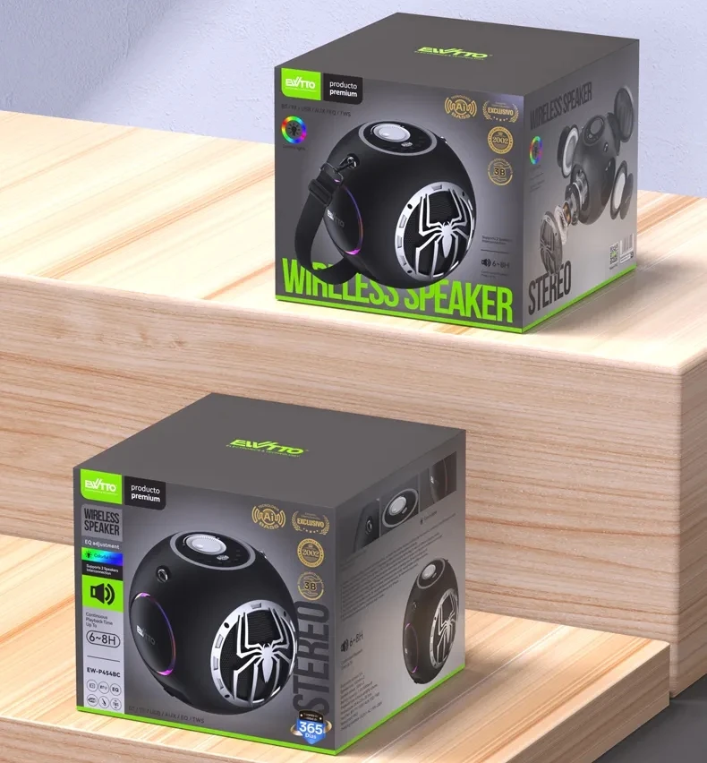 Altavoz Inalámbrico Subwoofer EWTTO EW-P454BC 60W | Electrónica Joma 2
