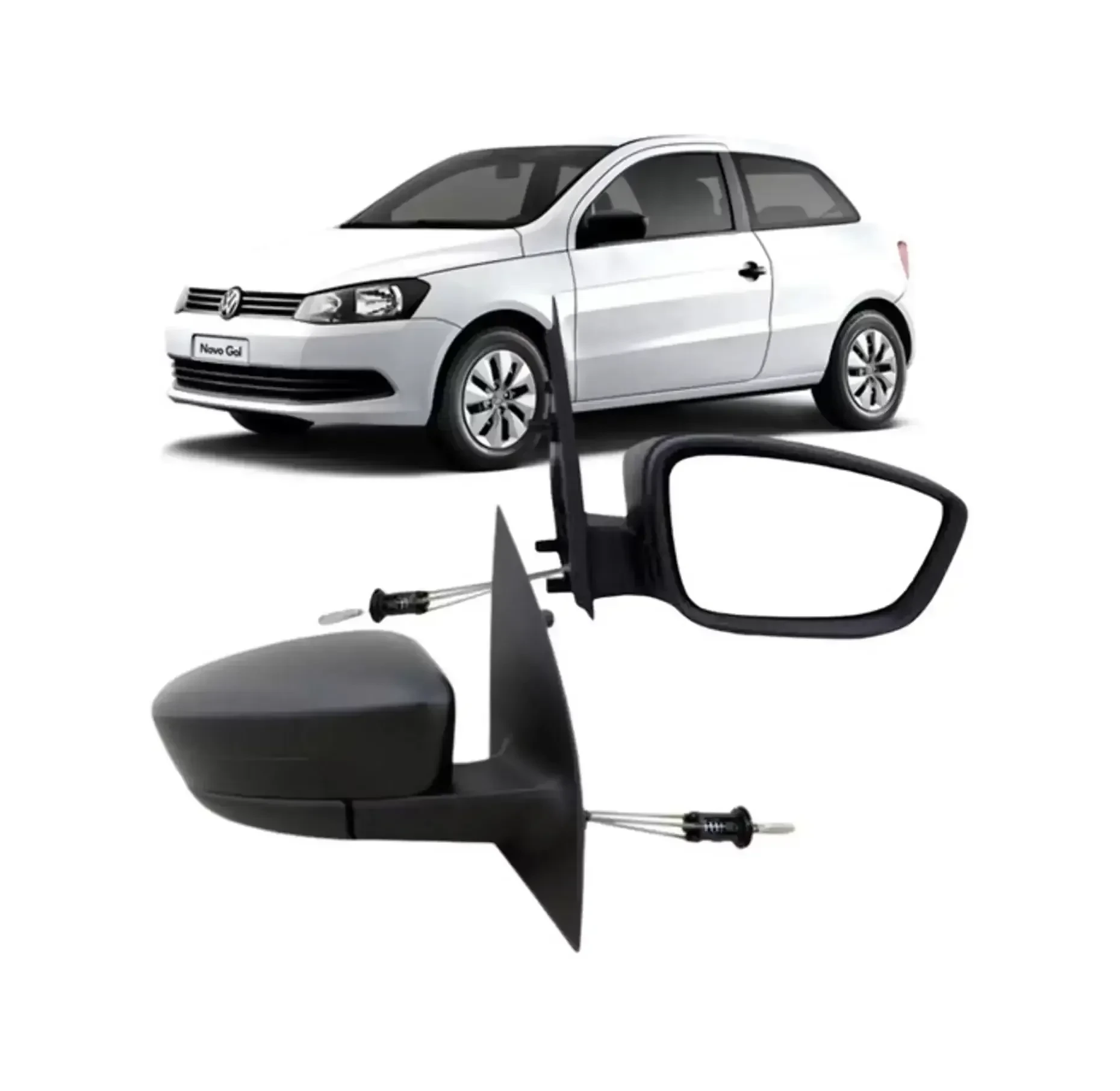 Retrovisor Vw Gol / Saveiro 2013-2022 ORIGINAL RWVE70CR / RWVE71CR
