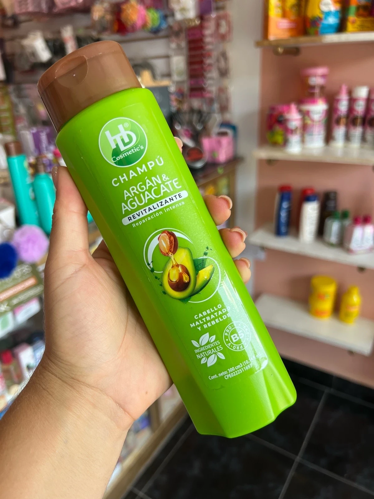 shampu Argan y Aguacate