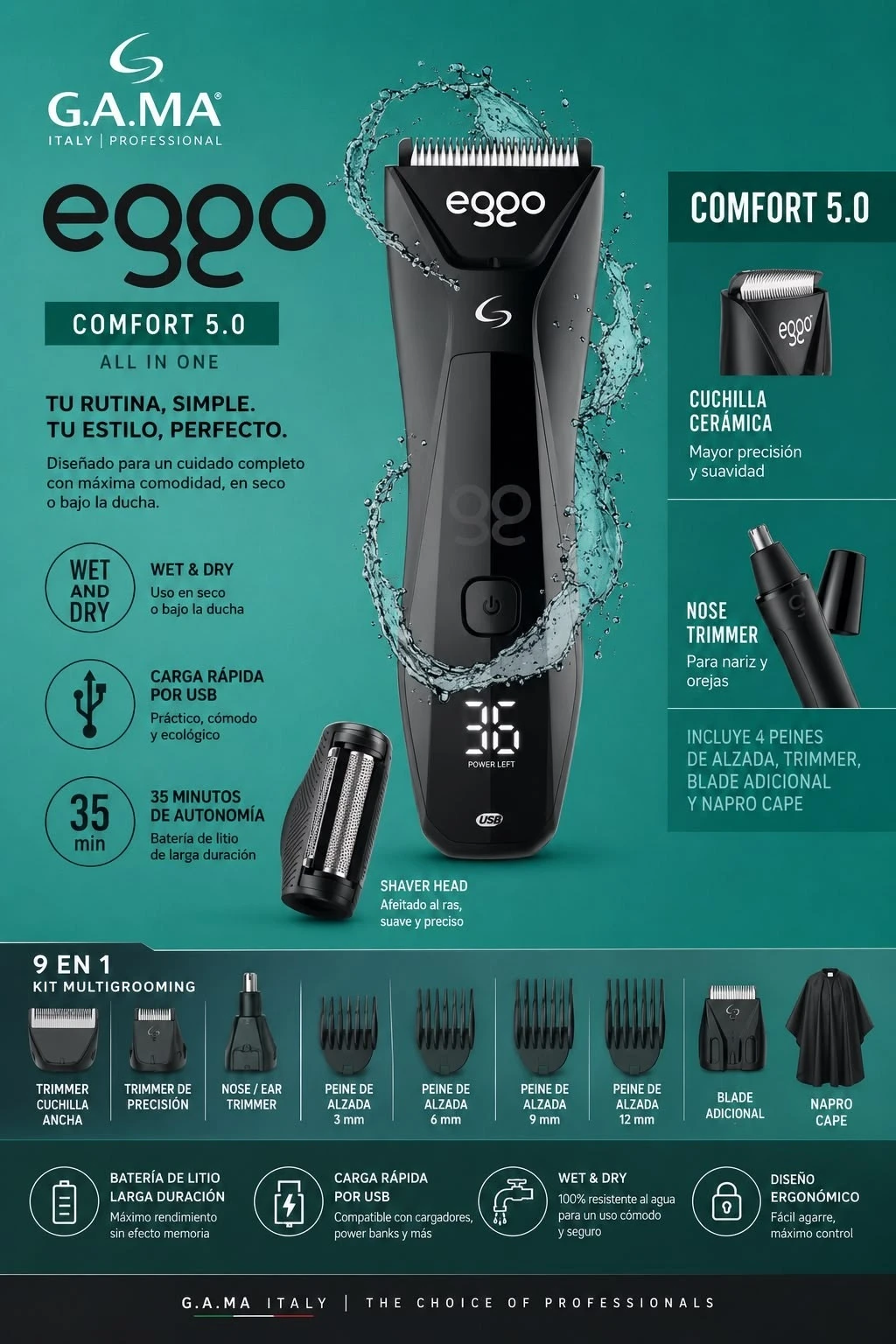 COMBO GAMA EGGO COMFORT 5.0 9 EN 1*