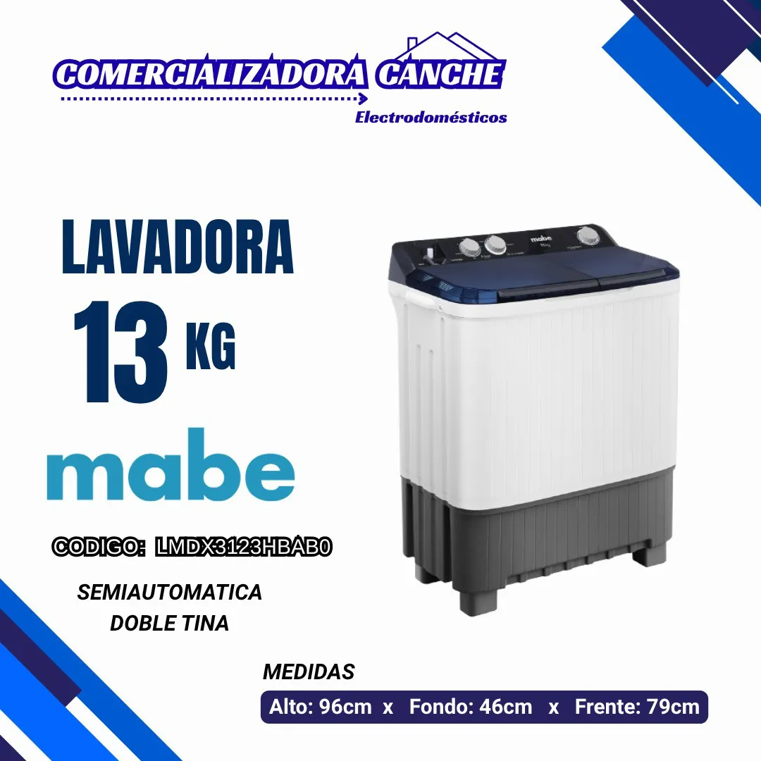 LAVADORA 13KG MABE