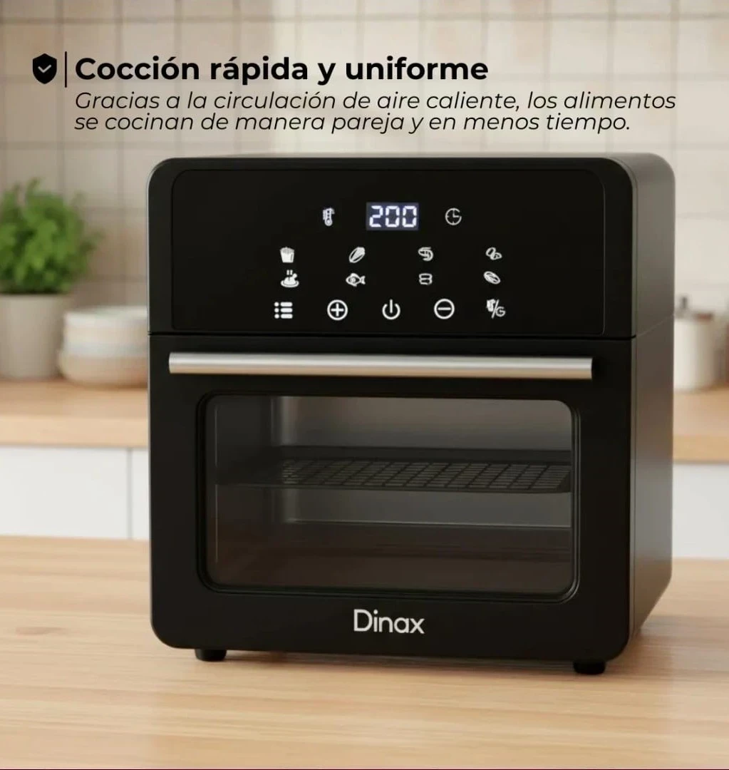 Freidora de aire dinax 10lt digital