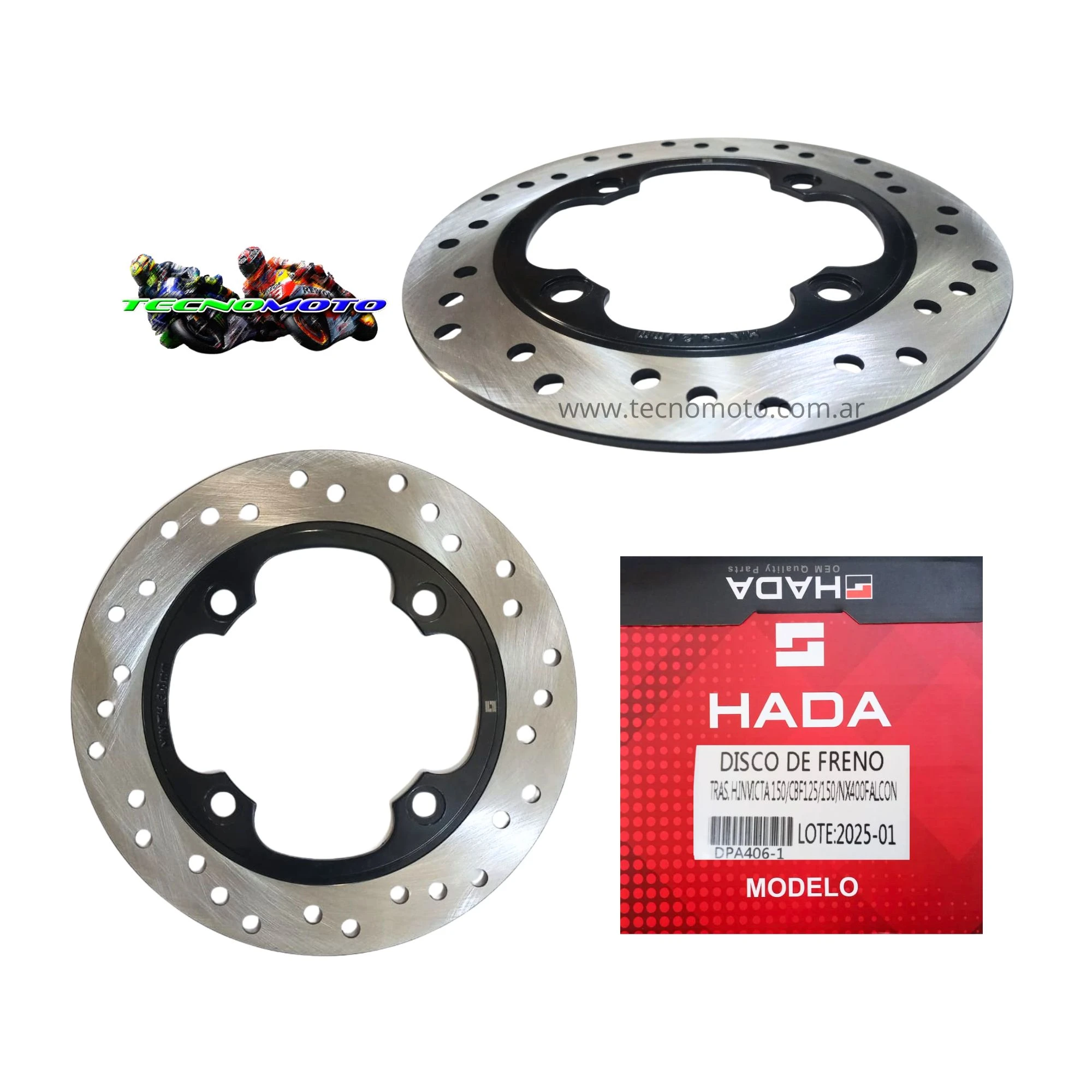 DISCO FRENO HONDA 400 FALCON/CB125F TRAS. -48371