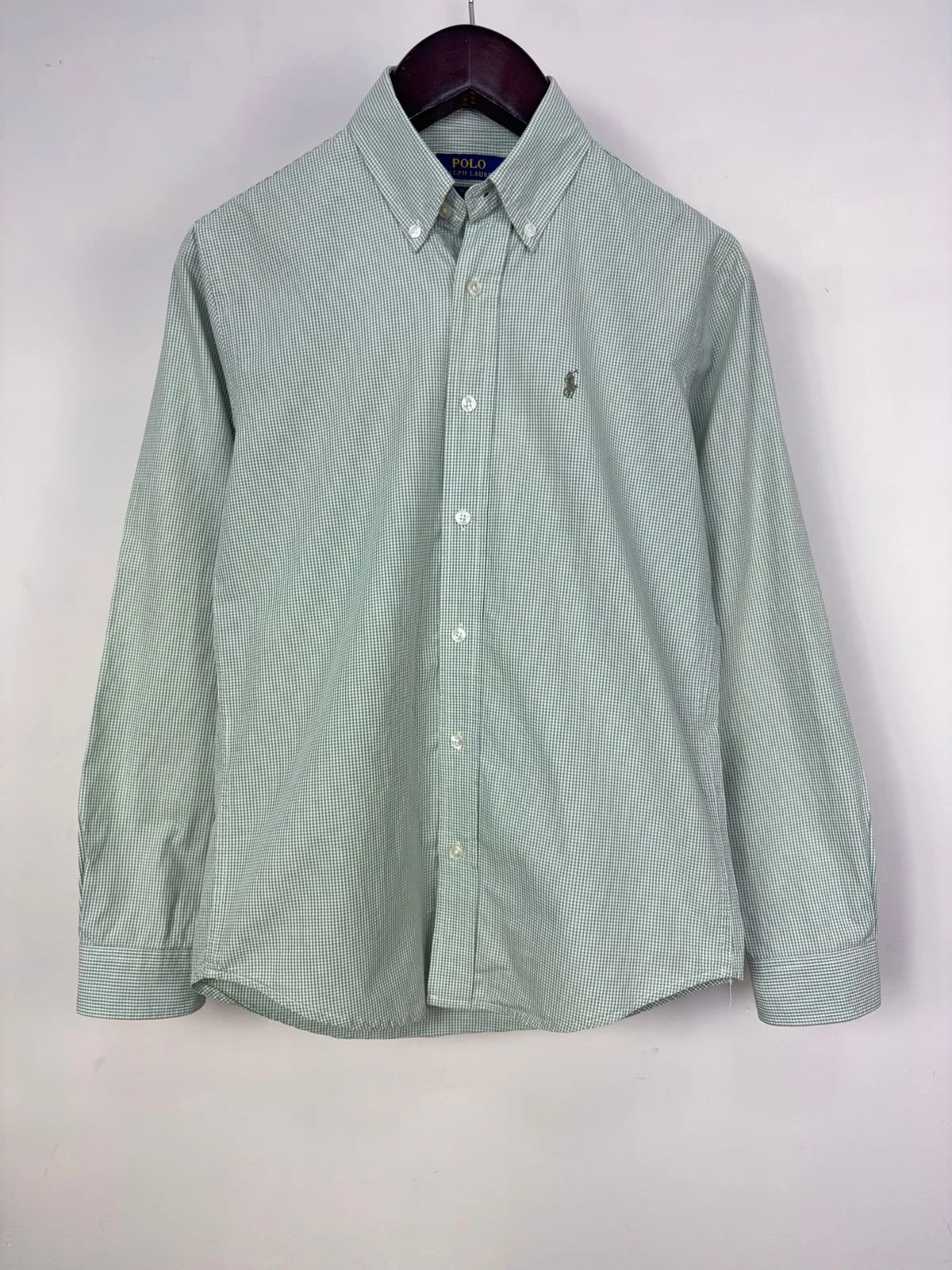 POLO RALPH LAUREN SLIM FIT CHECKED OXFORD SHIRT