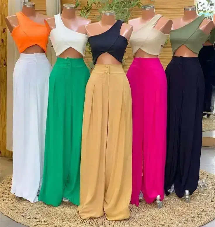 Conjunto croctop y pantalón 