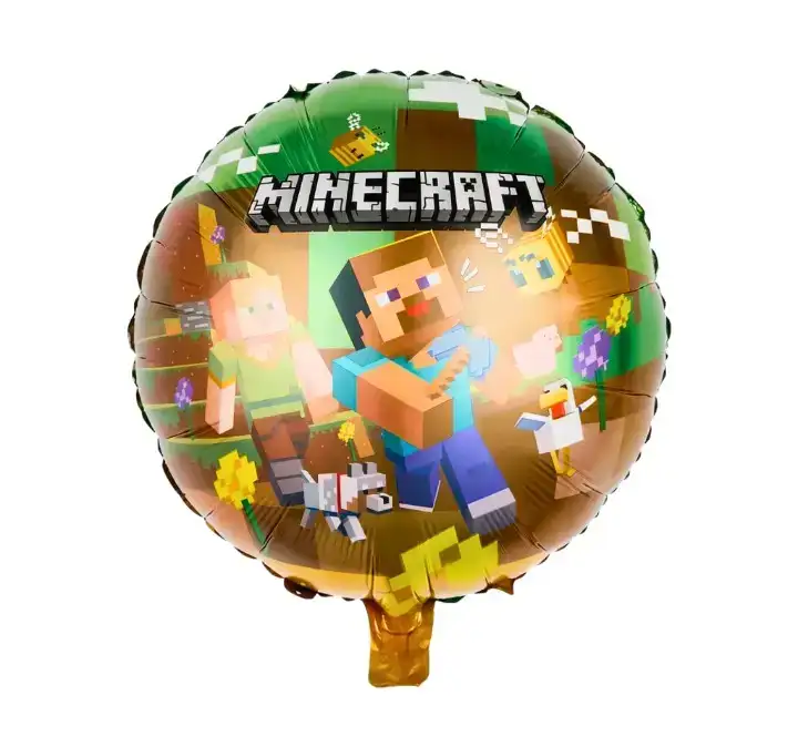 Globo metalizado 18 pulgadas Minecraft 