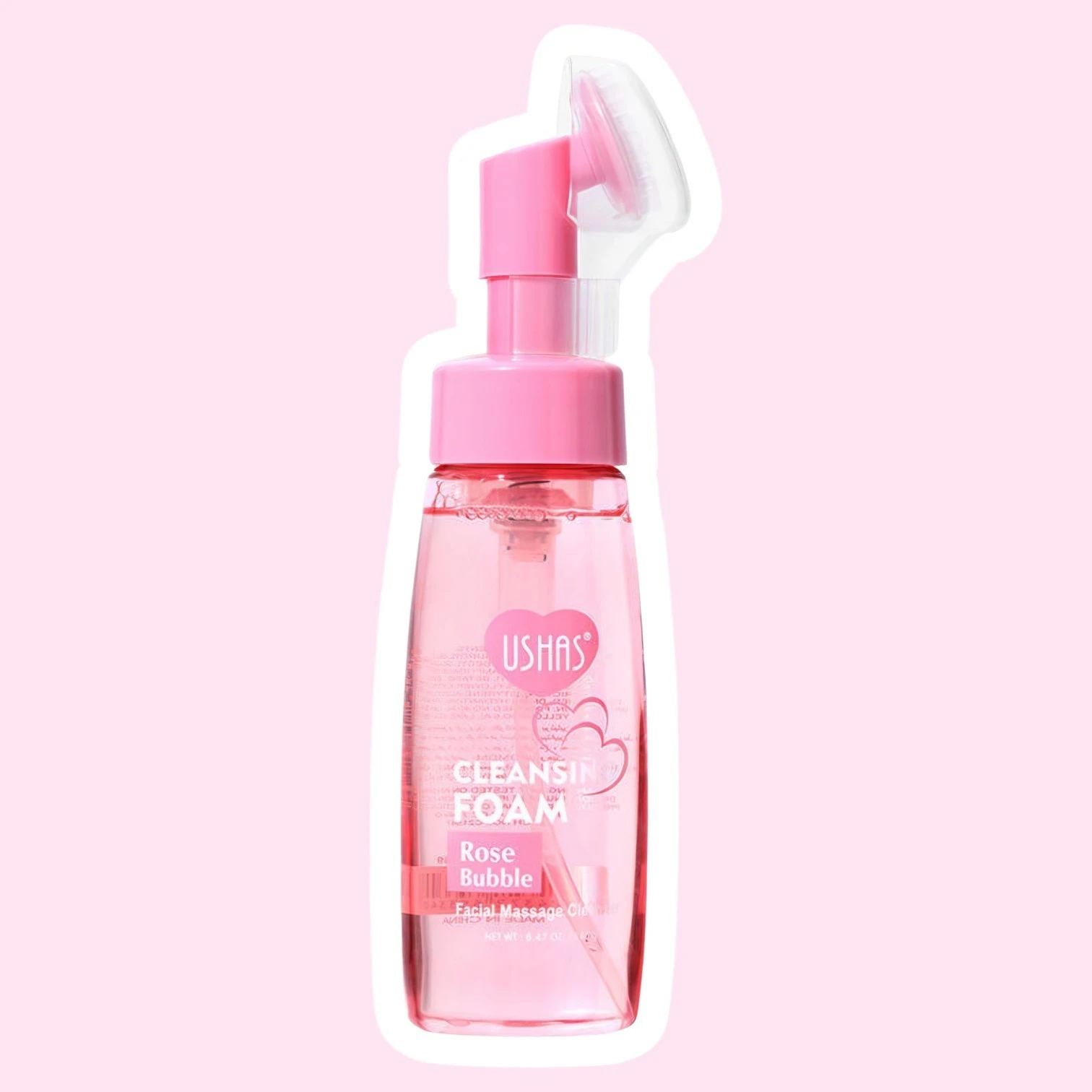 Espuma Limpiadora Facial 240ml Rose Bubble Ushas