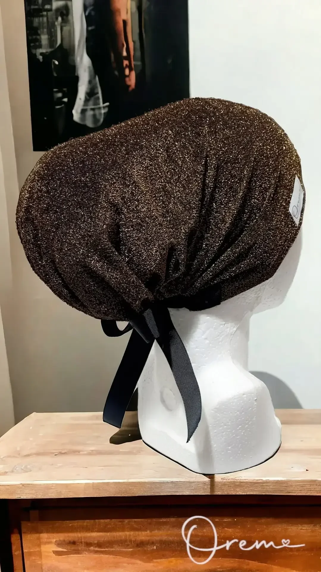 Lurex negro/dorado