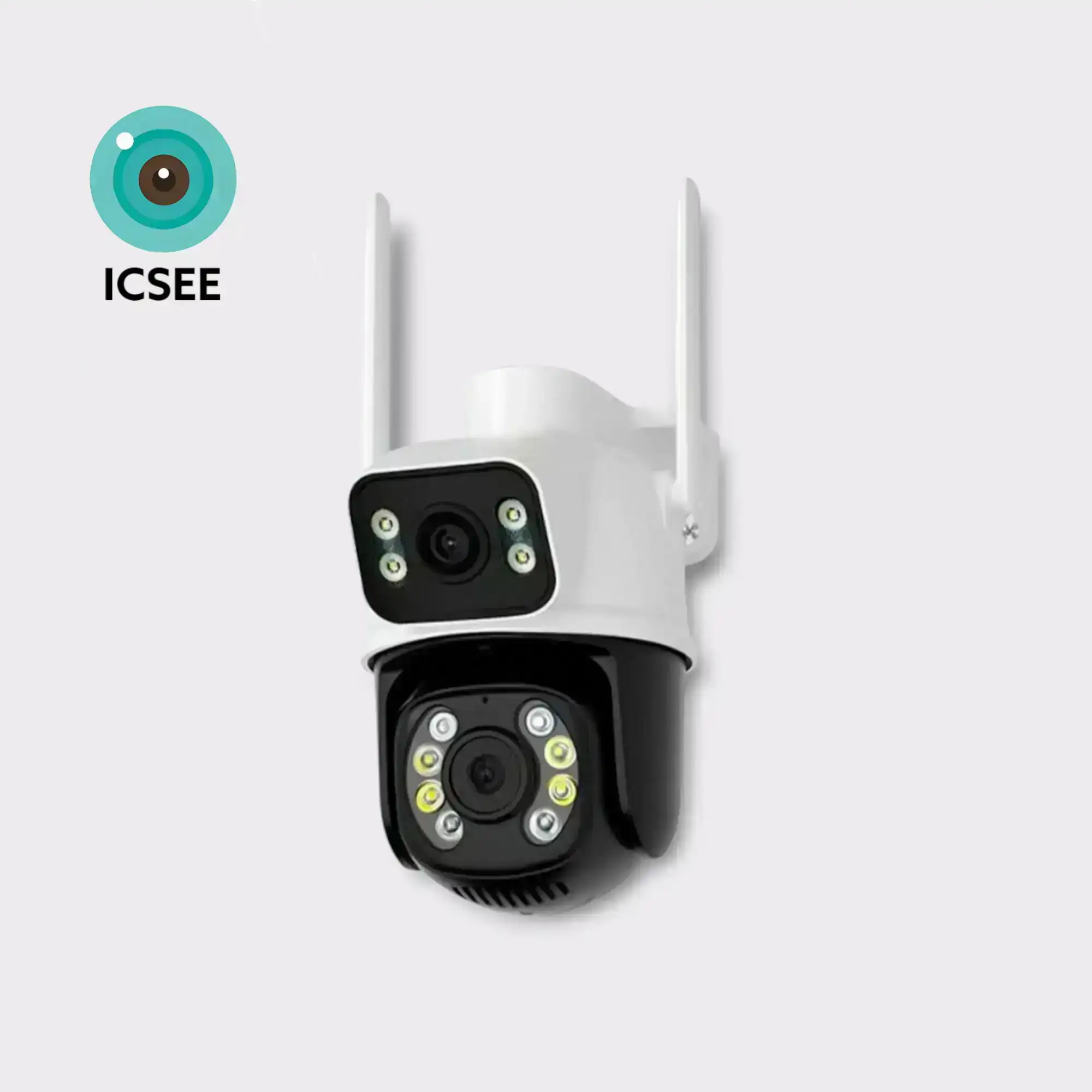 Cámara de Seguridad WiFi 5MP - Doble Lente (Fija + 360°) | IP67
