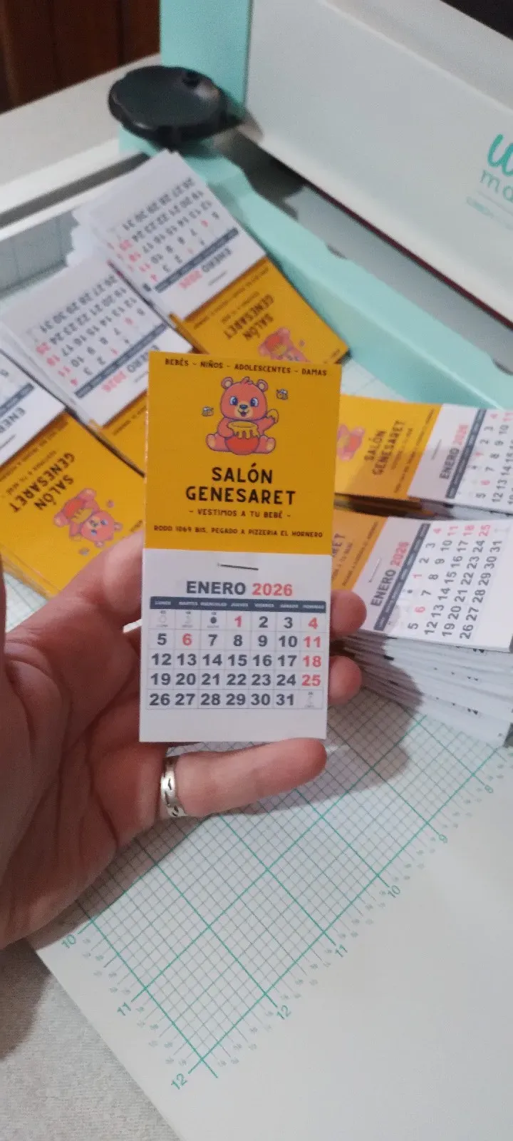 Calendario imán con libreta pack por 10 unidades  2