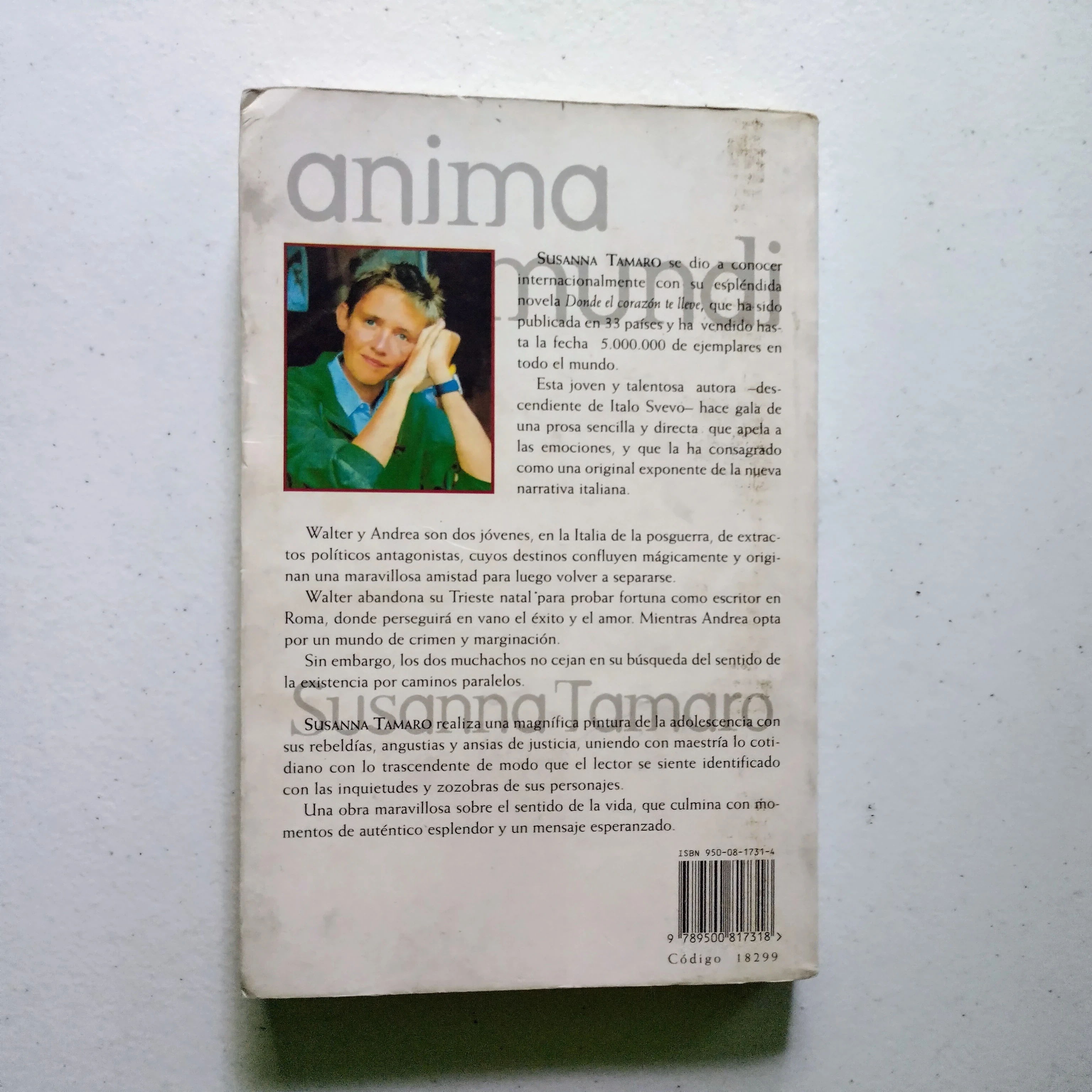 Anima mundi, Susanna Tamaro, usado 2