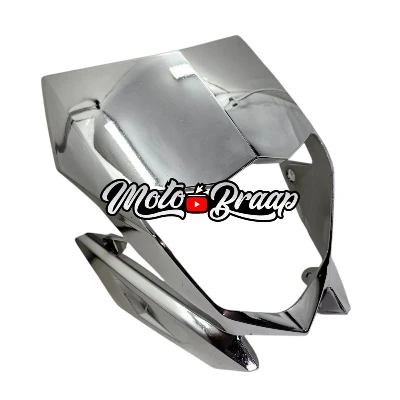 PL XTZ 125 Careta color cromado metalizado ( pasta ) GAL