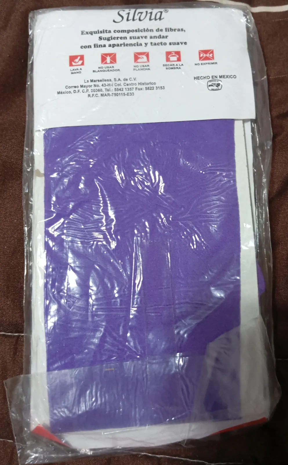 Malla lisa de nylon delgadas Silvia 4-6 años morado