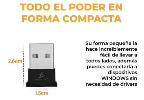 Adaptador Bluetooth 2.0 Nano USB Para Windows 7  2