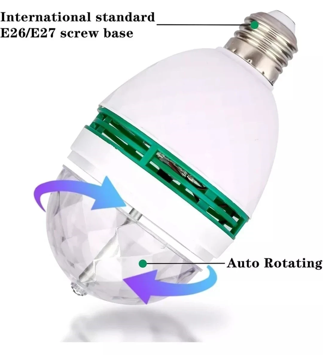 Luces pack X2 Fiesta Ampolletas Led Giratoria 4