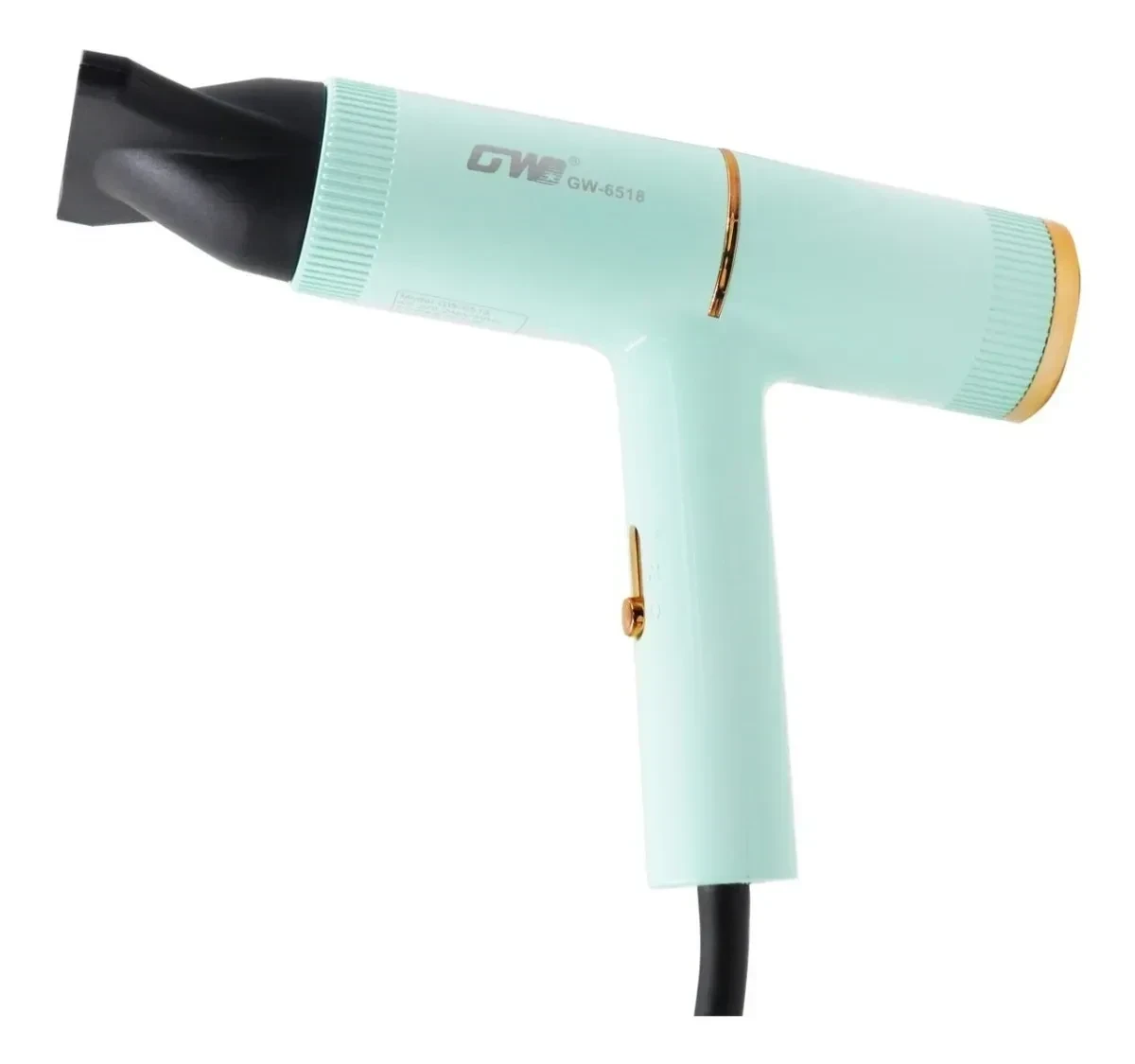 Secador De Pelo 2000w 2 Velocidades Color Rosa o Verde Claro 2